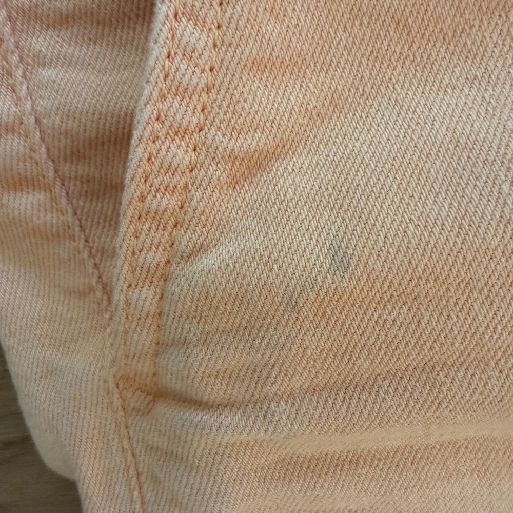 Pilcro Anthropologie Sailor Wide-Leg Pants/Jeans Peach SZ 29 Cottagecore - Picture 5 of 14